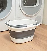 Goderewild Large Collapsible Mop Bucket 4.2 Gallon(16L) with Handle for House Cleaning, Space Sav...