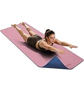 ILILI Yoga Mat Thick Soft Exercise Mat for Home Gym, Anti-Tear Cushioned Mat for Men Women, 76"x3...