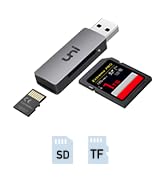 uni SD Card Reader, USB 3.0 SD Card Adapter High-Speed Micro SD Memory Card Reader Support SD/Mic...