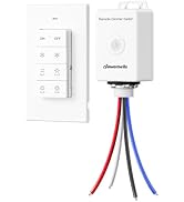 DEWENWILS Wireless Dimmer Switch Kit, Single Pole Outdoor Wireless Light Switch and Receiver Kit,...