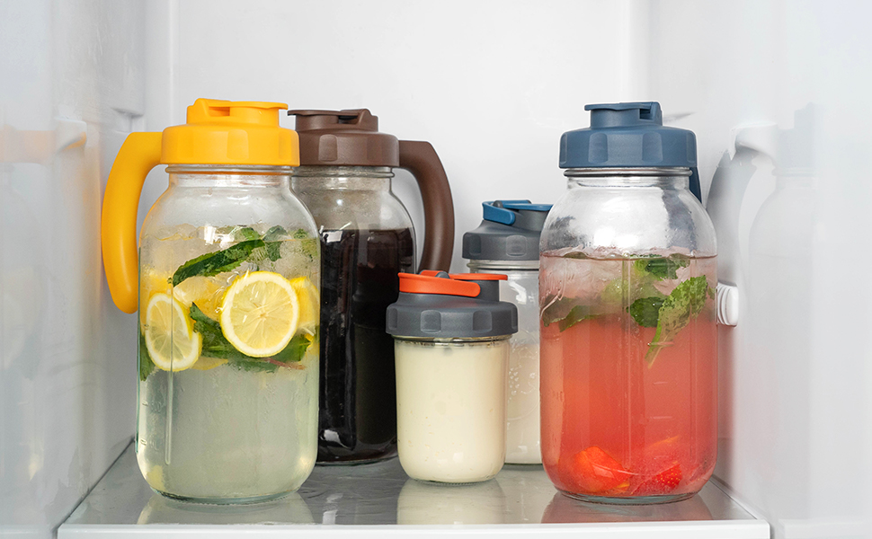 Soligt Flip Cap Mason Jar Lids Jars Family