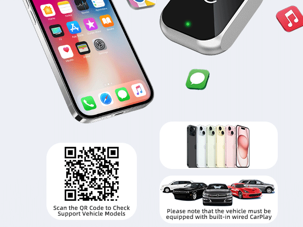 Wireless Carplay Adapter Apple Dongle