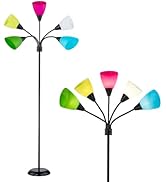 LTGSRC Medusa Modern Decor Floor Lamp, Multi Head Adjustable Gooseneck Bright Light Lamps for Rea...