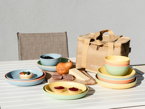 Picnic Set Picnic Bag Picnic Plates Picnic Bowl Aesthetic Plates