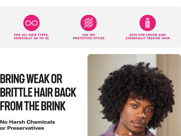 hair treatment masks infused with rosemary, mint, and nourishing oils