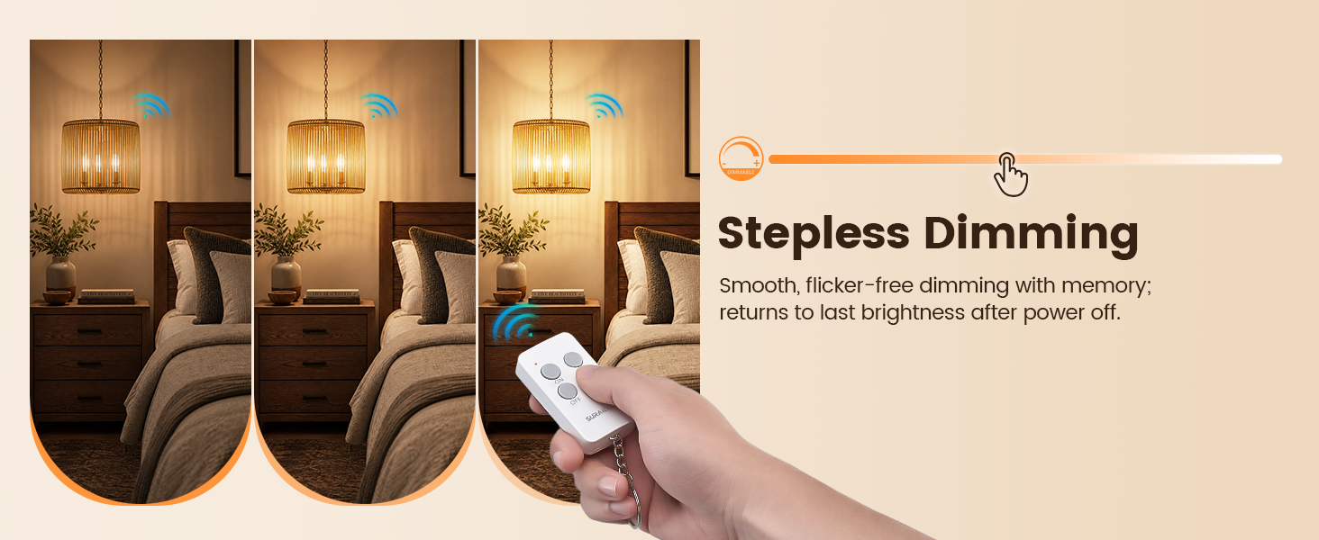 Dimmer Switch Kit with Remote