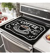 HOMETITUTE Stove Top Covers for Electric Stove 28x20 Inch Heat Resistant Countertop Protector Gla...