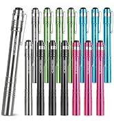 SEAMAGIC 15-Pack LED Penlight - Pocket Bulk Pen Light Flashlight with Clip, 30-Piece Dry Batterie...