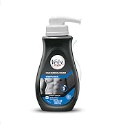 Veet Men Hair Removal Cream for Sensitive Skin, 13.5 fl oz, Painless Long-Lasting Fast-Acting Cle...