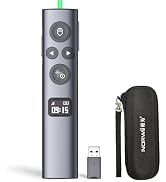 Norwii N95s BLE Presentation Clicker with Digital Pointer for PowerPoint Presentation on TV Scree...