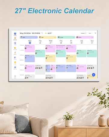 Digital Calendar Chore-Chart-Family Schedules