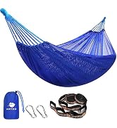 Anyoo Camping Hammock Breathable Fabric Hammock with Tree Straps for Hanging Sturdy Hammock Up to...