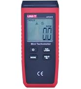 UNI-T UT373 Mini Digital Tachometer, 10~99999 RPM Non-Contact Tachometer Speed Meter Speed Gauge ...