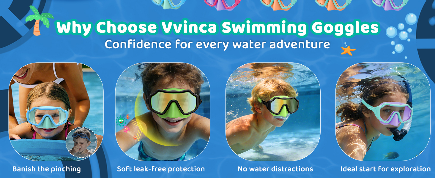 kid goggles with nose cover