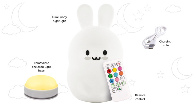 Lumipets bunny whats included in box