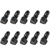 (10pack) SUNDA USB C Fast Car Charger 51W Dual Ports PD/PPS&QC3.0, Cell Phone Automobile Chargers...