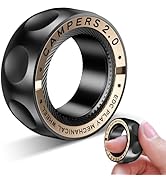 Upgrade Fidget Spinner for Stress Relief,Magnetic Fidget Spinner Rings with Relax Sounds,Stainles...