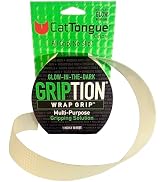 CATTONGUE GRIPS Non-Abrasive Grip Tape Wrap - 1” Thick Heavy-Duty, Waterproof Anti-Slip Tape for ...