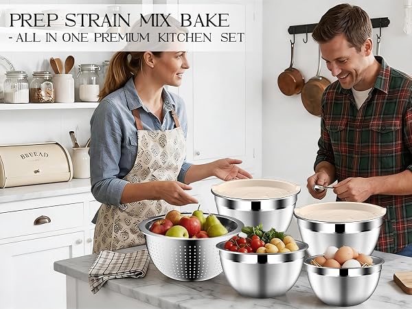 stainless steel bowls