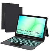 Keyboard Case for Samsung Galaxy Tab A11+ /A9+ 11 inch - Smart Wireless Folio Touch Trackpad Tabl...