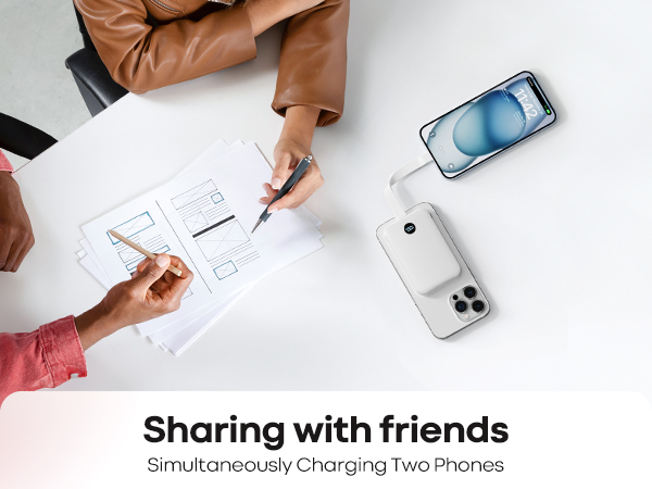 portable charger power bank Magnetic Power Bank Wireless Portable Charger with Fast Charging