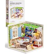 Rolife Super Creator Kits, Tiny House Building Blocks for Little Dolls, DIY Plastic Mini House Mo...