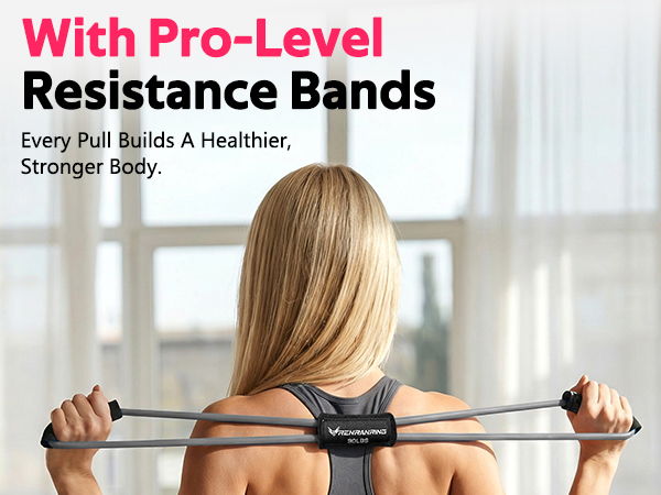 exercise bands with handles