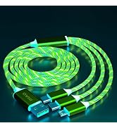 IHAO Multi Connectors Fast Charging Cable 3 Combinations in One Cable USB A to USB C/Micro USB Co...