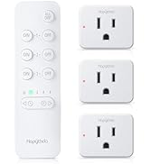 HAPYTHDA Remote Control Outlet Plug, Wireless Remote Light Switch, 500ft Range Remote Outlet Swit...