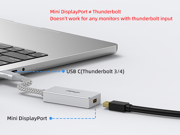 thunderbolt 3 to mini dp cable adapter