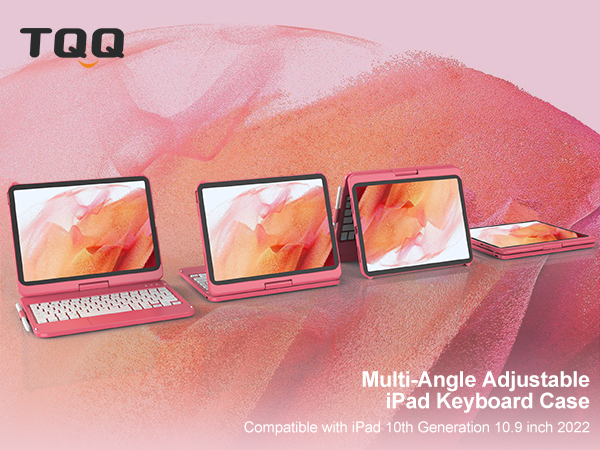 ipad 11th gen keyboard case pink 8