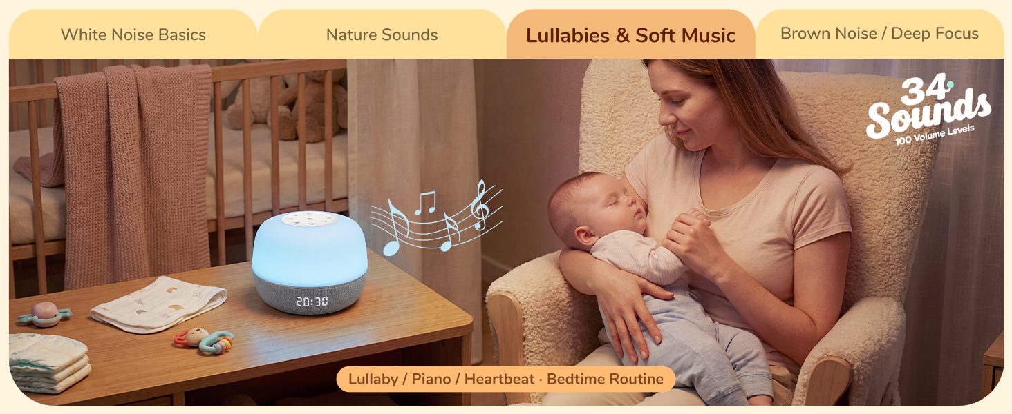34 sounds-Lullabies & Soft Music