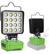 Cordless LED Work Light for Greenworks 24V Battery (No Battery) | 48W 5400LM, 2 Lighting Modes,Po...