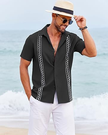 mens cuban shirt