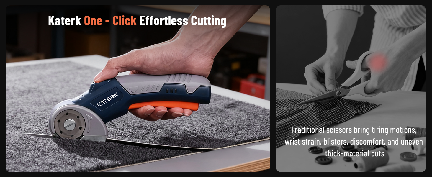 Choose effortless and precise cutting with electric scissors for cardboard