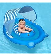 Swimbobo Baby Pool Float Ring with Adjustable Sun Canopy and Safety Seat Pool Toy for Age of 6-36...