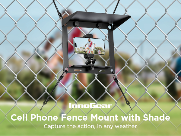 phone fence mount