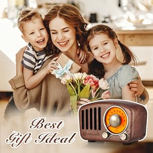 retro radio bluetooth speaker