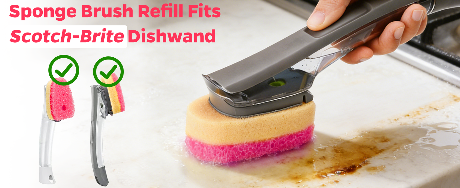 dish wand sponge refills