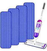 4 Pack Reusable Mop Pads for Swiffer PowerMop, Power Mop Pads Refill Power Mop Refill Pads for 13...