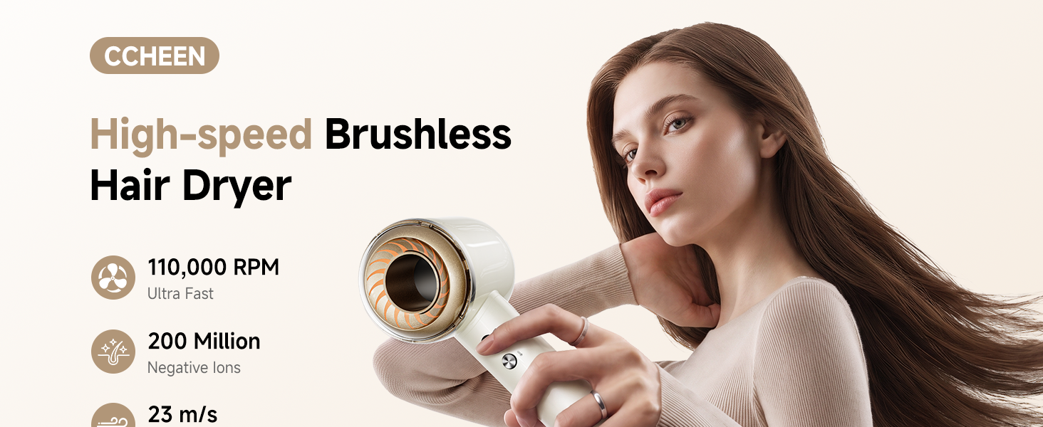 High-speed Brushless Hair Dryer
