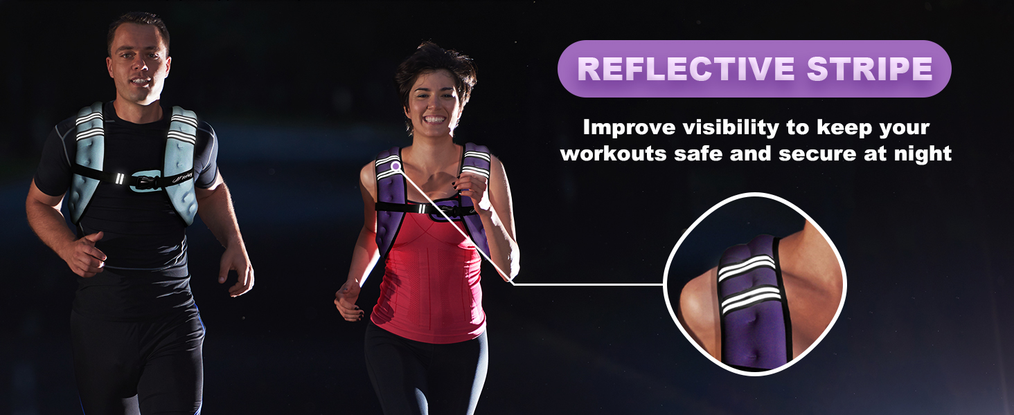 Fitness Weighted Vest Adjustable Weight Vests for Cardio Strength Training Running Walking Jogging