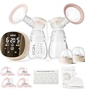 NCVI Electric Breast Pump 8116, Customizable Suction, Speed & Mode, 4400mAh Rechargeable Hospital...
