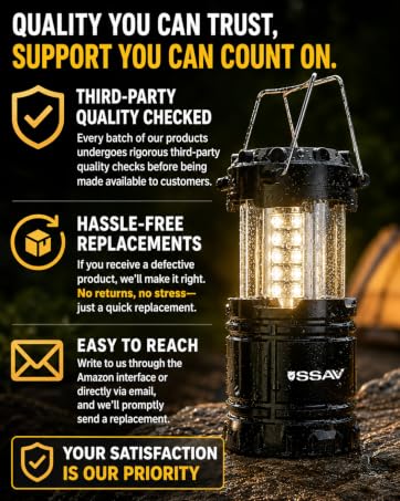 ssav led camping lanterns