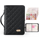 BellaHold Adjustable Bible Cover with 75 Bible Tabs - Bible Cover Case for Women,Waterproof, Wash...