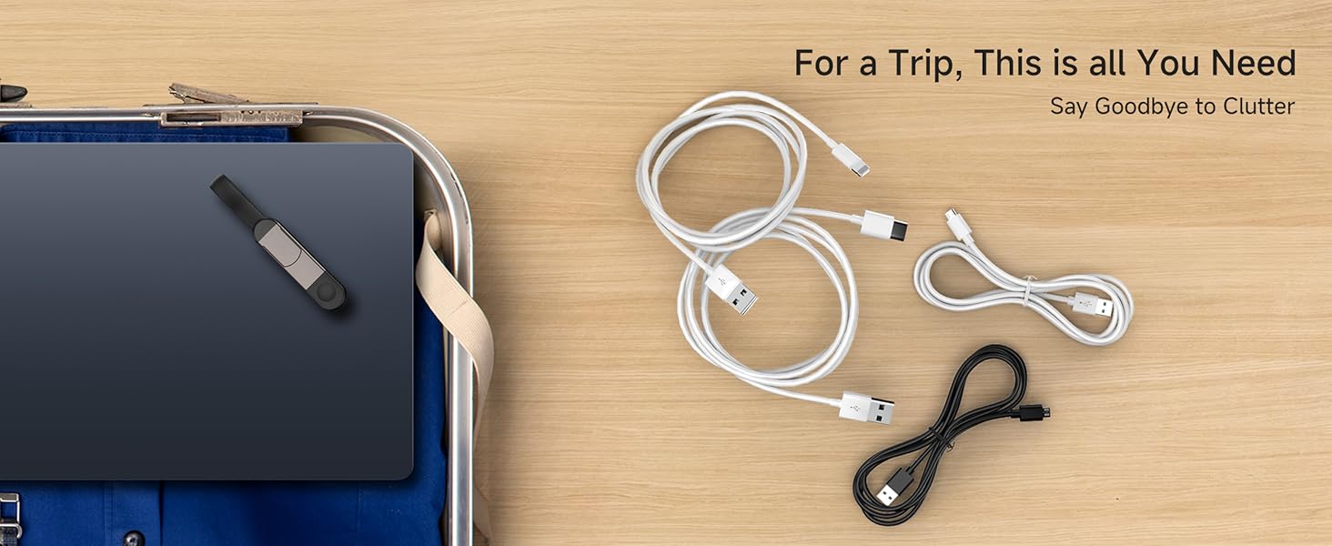 keychain charger cable