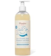 Flanders Bubble Bath - Shampoo & Wash 3-in-1, Pharmacist Developed, Plant Based, Unscented, Clean...