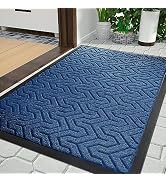 Yimobra Door Mat, All-Season Outdoor Indoor Durable Doormat for Home Entrance Floor, Heavy Duty N...