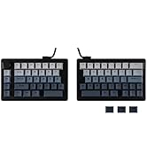 EPOMAKER Split70 Wireless Ergonomic Keyboard with QMK/VIA and Knob, Mechanical Gaming Keyboard wi...