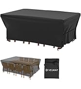 Velway Patio Furniture Cover Outdoor, Waterproof Rectangular Patio Table Chair Sofa Set Cover, 95...